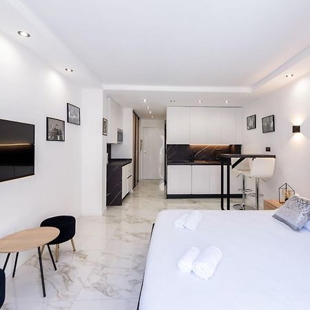 Large Studio - 50M Cannes Beach - Terrace Sea View المظهر الخارجي الصورة