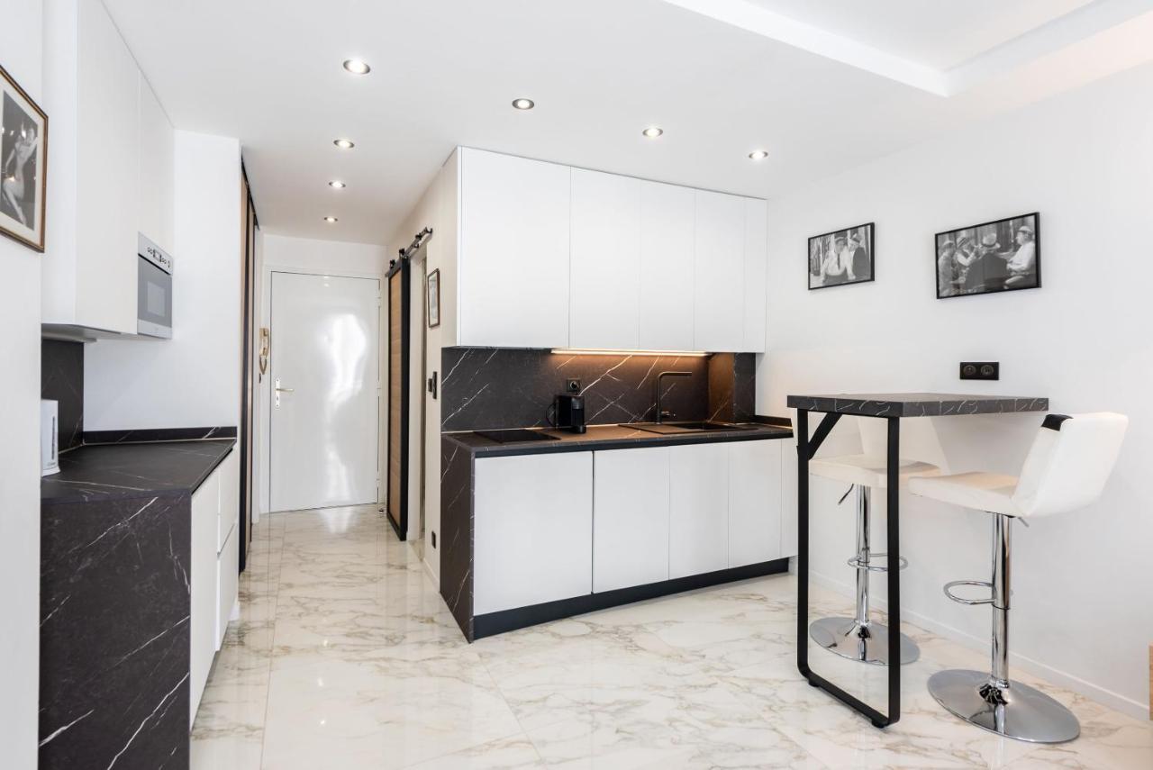 Large Studio - 50M Cannes Beach - Terrace Sea View المظهر الخارجي الصورة